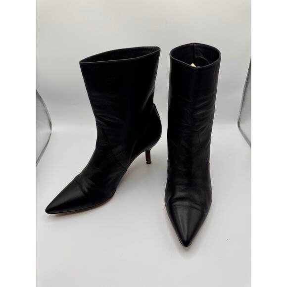 GABRIELA HEARST Black Mariana Ankle Leather Boots size 36 - Picture 5 of 13